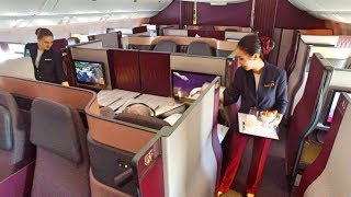 Worlds BEST Business Class  Qatar Airways Qsuite [upl. by Ikkaj]