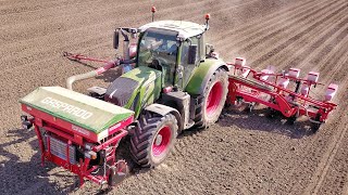 SEMINA MAIS 2018  FENDT Vario 720 S4  Gaspardo 12 file  Big corn seeding in Italy [upl. by Lindahl]