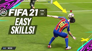 FIFA 21  TOP 10 EASY SKILL MOVES TUTORIAL PS4XBOX ONENEW [upl. by Hakkeber]