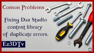 Fixing Daz Studio Duplicate File Errors Part 2  Ez3DTv [upl. by Arianne363]