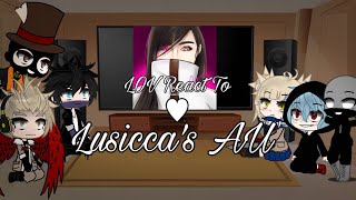 ❦Lov React to Lusicca’s AU  Original  Part 2 [upl. by Nolaf268]