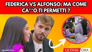 🔴FEDERICA PETAGNA AGGREDISCE ALFONSO AL GF TUTTI I DETTAGLI DELLA LITE [upl. by Weintrob]