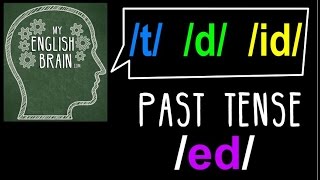 Past Tense ed Pronunciation My English Brain [upl. by Odracer]