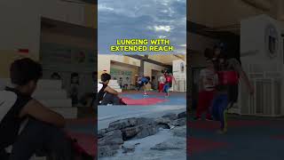 Lunging with extended reach tutorial ytshorts sports combatsports arnis kali eskrima fma yt [upl. by Hitoshi]