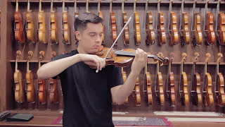 Voller Brothers London labeled “Raffaele Gagliano”  Violin Demonstration [upl. by Neelya]