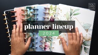 WHAT PLANNERS AM I USING FOR 2024 MY CLASSIC HAPPY PLANNER LINEUP 2024 [upl. by Larina127]