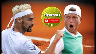 Alexandre Muller vs Fabio Fognini  SF San Marino • Highlights [upl. by Steinberg]