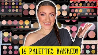 RANKING ALL MY PAT MCGRATH PALETTES [upl. by Aisinoid]