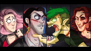 Now Just Calm Down Anti  Darkiplier Antisepticeye DeathWiish amp DarkAmy Speedpaint [upl. by Voletta446]