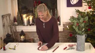 EUROFLORIST DIY Decoratiehartjes voor kerst [upl. by Anaxor]