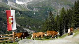 Erlehen Alm im Kolm Saigurn Buttermachen mit Holzformen mit Blick auf Hohen Sonnblick Nr132 [upl. by Annahc]