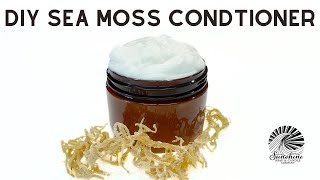 How To Make A Sea Moss Infused Hair Conditioner For Beautiful Shiny Hair [upl. by Nylkcaj]