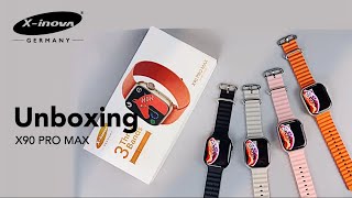 X90 PRO MAX  Smart Watch  XINOVA [upl. by Attem458]