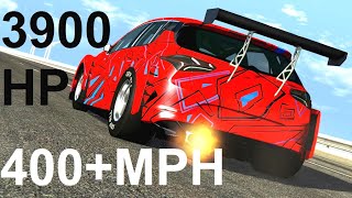 The First 400 MPH Cherrier Vivace BeamNG Drive [upl. by Adranoel]