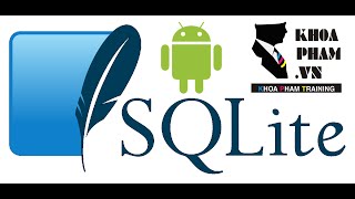 Lập trình Android Tạo cơ sở dữ liệu với SQLite [upl. by Yarg]