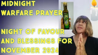 MIDNIGHT WARFARE PRAYER NIGHT OF FAVOUR AND BLESSINGS VICTORY [upl. by Lyrad]