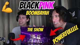 South Africans React TO BLACKPINK  BOOMBAYAH The Show Live Performance [upl. by Anytsirk]