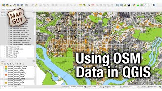 Using OSM Data in QGIS [upl. by Eidnak877]