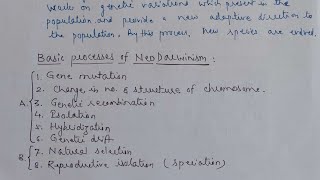 Neo Darwinism Modern Synthetic Theory of Evolution  Dr Govind Kumar Barupal [upl. by Neema]