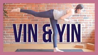 1 hour Vin to Yin Full Body Yoga Class [upl. by Georgeta]