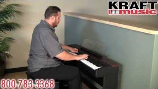 Kraft Music  Yamaha P155 Digital Piano Demo 2010 [upl. by Cioffred]