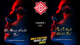 New Lyrics Editing in Inshot  Inshot App Editing  Inshot Lyrics Editing  Lyrics Video 2024 [upl. by Maddox]