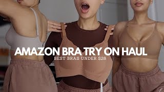 THE PERFECT AMAZON BRAS TRY ON HAUL ♡ amazon bra must haves  Oeak Jelly Strips Bras Review [upl. by Elliott]