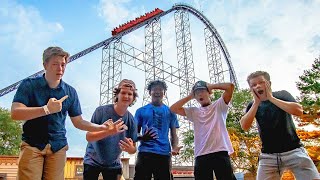 RIDING EVERY ROLLER COASTER AT CEDAR POINT [upl. by Ijat]