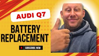 QUICK GUIDE TO AN AUDI Q7 BATTERY REPLACEMENT [upl. by Hylan]