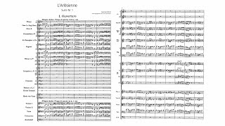 Bizet LArlésienne Suite No 1 and No 2 with Score [upl. by Yrian]