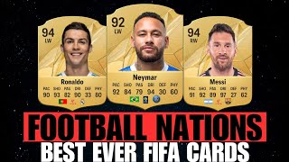 FOOTBALL NATIONS AND THEIR BEST FIFA CARDS [upl. by Sharon185]