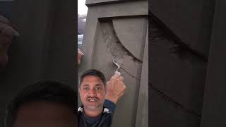 plaster डीझाइन plasterer brickwork work [upl. by Altman]