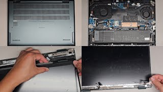 Dell Inspiron 16 Plus 7620 Disassembly RAM SSD Hard Drive Upgrade Battery Hinge Replacement Repair [upl. by Ivy]