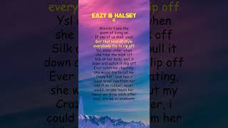 G  Eazy amp Halsey Lyrics shorts [upl. by Annoek414]