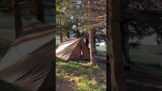 Hammock Hot tent  One Tigris Rocdomus wildcamping hottent bushcraft shorts hammock [upl. by Berk]