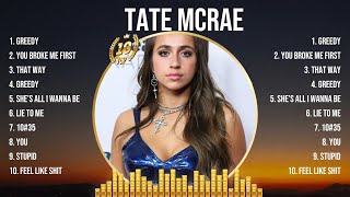 Tate McRae Top Of The Music Hits 2024 Most Popular Hits Playlist [upl. by Annairoc]