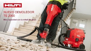 Hilti TE 2000  La relación ideal entre peso y potencia [upl. by Alohcin]