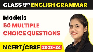 Class 9 English Grammar MCQs 50 Solved  Modals MCQs [upl. by Anton]