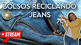 🔴 VIVO 🔴  BOLSOS RECICALNDO JEANSVAQUEROSDENIM Nro 74 [upl. by Atidnan679]