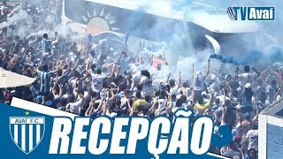 TV Avaí  Recepção da torcida  Avaí 1 x 0 AtléticoPR [upl. by Dixie]