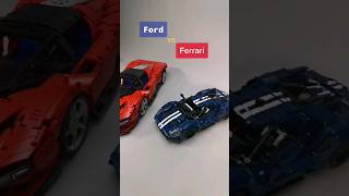 LEGO Ford v Ferrari the brand new 112 Technic Ford GT vs the 18 Ferrari Daytona shorts [upl. by Werdn]