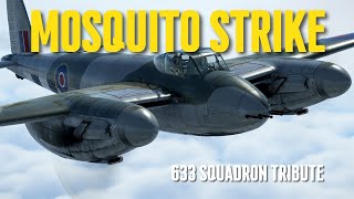 Mosquito Airfield Strike  633 Squadron Tribute [upl. by Yentirb937]