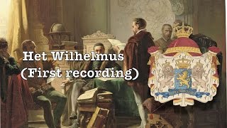 National anthem of the Netherlandsfirst recording 1899 quotHet Wilhelmusquot [upl. by Fancie]