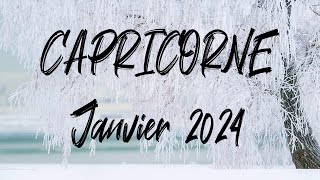 ♑ CAPRICORNE ♑  JANVIER 2024 [upl. by Nylsirk136]