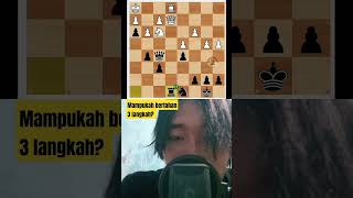 Catur Dunia 3 langkah skakmat chesspuzzlebishop brilliantmove chesspuzzle chessmaster chess [upl. by Kobe]