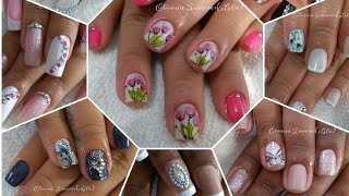 50 fotos de Unhas Decoradas [upl. by Rimas591]