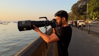 400mm Lens Street Photography in Mumbai Episode 2 [upl. by Aroled]