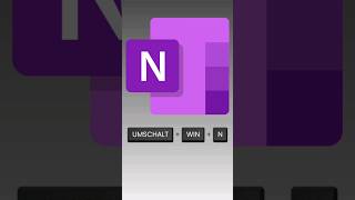 OneNote Öffnen mit Tastenkombination onenote shorts [upl. by Gabriellia]