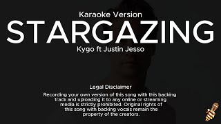 Kygo ft Justin Jesso  Stargazing Karaoke Version [upl. by Eimot]