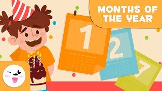 Months of the Year  Vocabulary for Kids [upl. by Tipton]